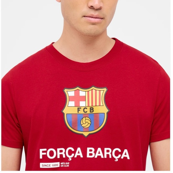 FC BARCELONA - BARÇA BASICS COLLECTION - T-shirt red Força Barça - 3XL - Picture 2 of 3